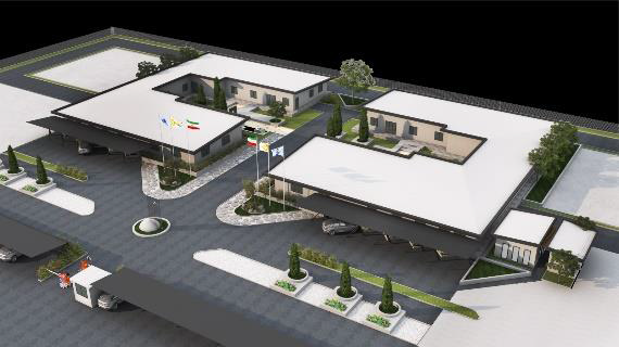 طراحی و نظارت معماری محوطه سازی و تجهیز کارگاه شرکت پتروپالایش ملاصدرا درسایت پارک گوگردی